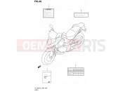 SUZUKI DL1000A L4 (2014) V-Strom (E24) 49 - LABEL