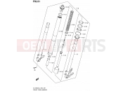 SUZUKI DL1000A L4 (2014) V-Strom (E24) 51 - FRONT FORK DAMPER