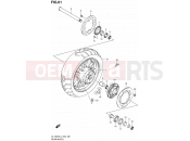 SUZUKI DL1000A L4 (2014) V-Strom (E24) 61 - REAR WHEEL