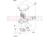 SUZUKI DL1000A L4 (2014) V-Strom (E50) 12 - AIR CLEANER