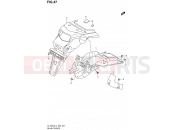 SUZUKI DL1000A L4 (2014) V-Strom (E50) 47 - REAR FENDER