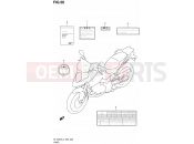SUZUKI DL1000A L4 (2014) V-Strom (E50) 50 - LABEL