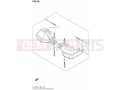 SUZUKI DL1000A L4 (2014) V-Strom (E50) 70 - KNUCKLE COVER SET (OPTIONAL)