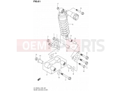 SUZUKI DL1000A L4 (2014) V-Strom (E50) 61 - REAR CUSHION LEVER