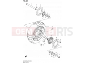 SUZUKI DL1000A L4 (2014) V-Strom (E50) 62 - REAR WHEEL