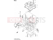 SUZUKI DL1000A L4 (2014) V-Strom (E99) 3 - CYLINDER HEAD (REAR)