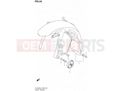 SUZUKI DL1000A L4 (2014) V-Strom (E99) 44 - FRONT FENDER