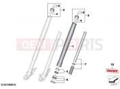 BMW Motorrad BMW 2025 F models F 900 GS (0K61, 0K63) Stanchion