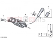 BMW Motorrad BMW 2025 F models F 900 GS (0K61, 0K63) Spring strut