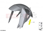 BMW Motorrad BMW 2025 F models F 900 GS (0K61, 0K63) Front-wheel cover