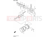 SUZUKI DL1000A L5 (2015) V-Strom (E03,E28,E33) 120A - CRANKSHAFT