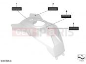 BMW Motorrad BMW 2025 F models F 900 GS (0K61, 0K63) Sign tank cover