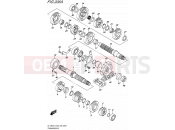 SUZUKI DL1000A L5 (2015) V-Strom (E03,E28,E33) 206A - TRANSMISSION