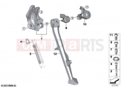 BMW Motorrad BMW 2026 F models F 900 GS (0K61, 0K63) Side stand