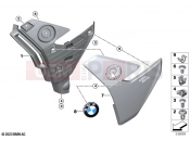 BMW Motorrad BMW 2026 F models F 900 GS (0K61, 0K63) Radiator trim