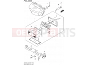 SUZUKI DL1000A L5 (2015) V-Strom (E03,E28,E33) 339A - REAR COMBINATION LAMP