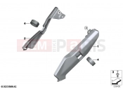 BMW Motorrad BMW 2026 F models F 900 GS (0K61, 0K63) Retrofitting rear frame guard
