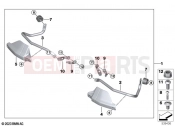 BMW Motorrad BMW 2026 F models F 900 GS (0K61, 0K63) Retrofitting hand protector Trophy