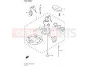 SUZUKI DL1000A L5 (2015) V-Strom (E03,E28,E33) 352C - LOCK SET (FOR PANNIR CASE) (DL1000AL5 E28)