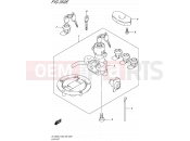 SUZUKI DL1000A L5 (2015) V-Strom (E03,E28,E33) 352E - LOCK SET (FOR PANNIR CASE) (DL1000AL5 E33)
