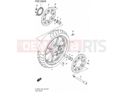 SUZUKI DL1000A L5 (2015) V-Strom (E03,E28,E33) 530A - FRONT WHEEL