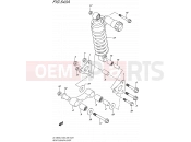 SUZUKI DL1000A L5 (2015) V-Strom (E03,E28,E33) 543A - REAR CUSHION LEVER