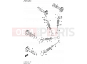 SUZUKI DL1000A L5 (2015) V-Strom (E24) 126A - CAMSHAFT/VALVE