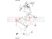 SUZUKI DL1000A L5 (2015) V-Strom (E24) 187A - RADIATOR HOSE