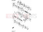 SUZUKI DL1000A L5 (2015) V-Strom (E24) 206A - TRANSMISSION