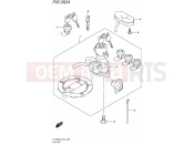 SUZUKI DL1000A L5 (2015) V-Strom (E24) 352A - LOCK SET (FOR PANNIR CASE)