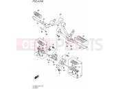 SUZUKI DL1000A L5 (2015) V-Strom (E24) 415A - FOOTREST