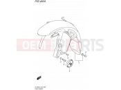 SUZUKI DL1000A L5 (2015) V-Strom (E24) 460A - FRONT FENDER