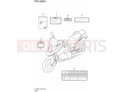SUZUKI DL1000A L5 (2015) V-Strom (E50) 496A - LABEL