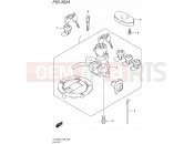 SUZUKI DL1000A L5 (2015) V-Strom (E99) 352A - LOCK SET (FOR PANNIR CASE)