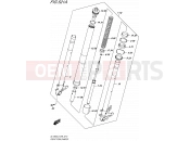 SUZUKI DL1000A L5 (2015) V-Strom (E99) 521A - FRONT FORK DAMPER