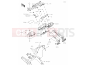KAWASAKI 2024 36 Rear Fender(s)