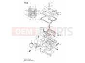 SUZUKI DL650 K8 (2008) V-Strom (E02,E19,E24,E37) 3 - REAR CYLINDER HEAD