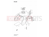 SUZUKI DL650 K8 (2008) V-Strom (E02,E19,E24,E37) 40A - FUEL TANK (MODEL K8)