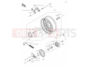 KAWASAKI 2024 39 Rear Hub