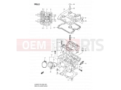 SUZUKI DL650 K8 (2008) V-Strom (E03,E28,E33) 3 - REAR CYLINDER HEAD