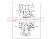 KAWASAKI 2024 14 Crankcase Bolt Pattern