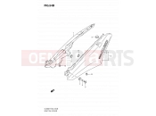 SUZUKI DL650 K9 (2009) V-Strom (E02,E19,E24,E37) 54B - SEAT TAIL COVER (MODEL K9/L0)