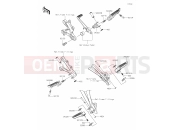KAWASAKI 2024 33 Footrests
