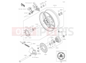 KAWASAKI 2024 39 Rear Hub