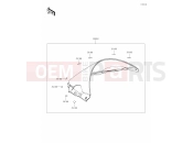 KAWASAKI 2024 71 Accessory(Windshield)