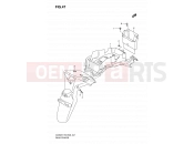 SUZUKI DL650 K9 (2009) V-Strom (E03,E28,E33) 47 - REAR FENDER