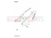 SUZUKI DL650 K9 (2009) V-Strom (E03,E28,E33) 54B - SEAT TAIL COVER (MODEL K9/L0)
