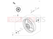 KAWASAKI 2023 39 Front Hub