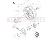 KAWASAKI 2023 40 Rear Hub