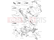 KAWASAKI 2023 53 Side Covers/Chain Cover